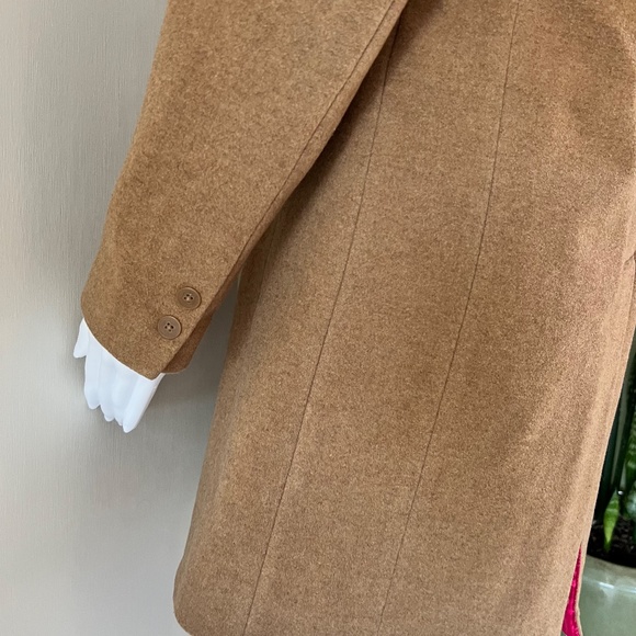 Gap Camel Wool Cashmere Blend Top Coat, XS Old Money Classy Preppy Warm Layers - Picture 9 of 12
